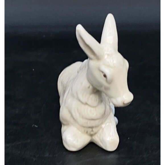 International Bazaar Pastel Nativity Donkey Cow Lamb Replacement Pieces LOT 3 - Picture 16 of 16